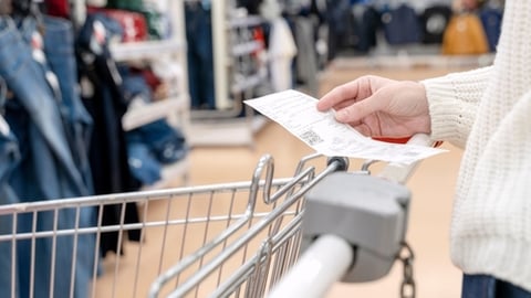 Grocery receipt