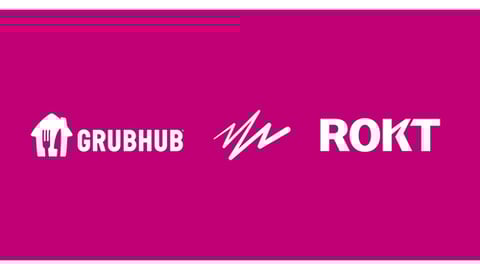 Grubhub Rokt Logos Teaser